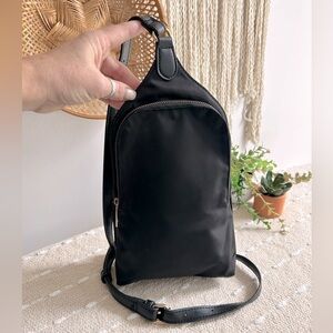 Target black crossbody bag.
